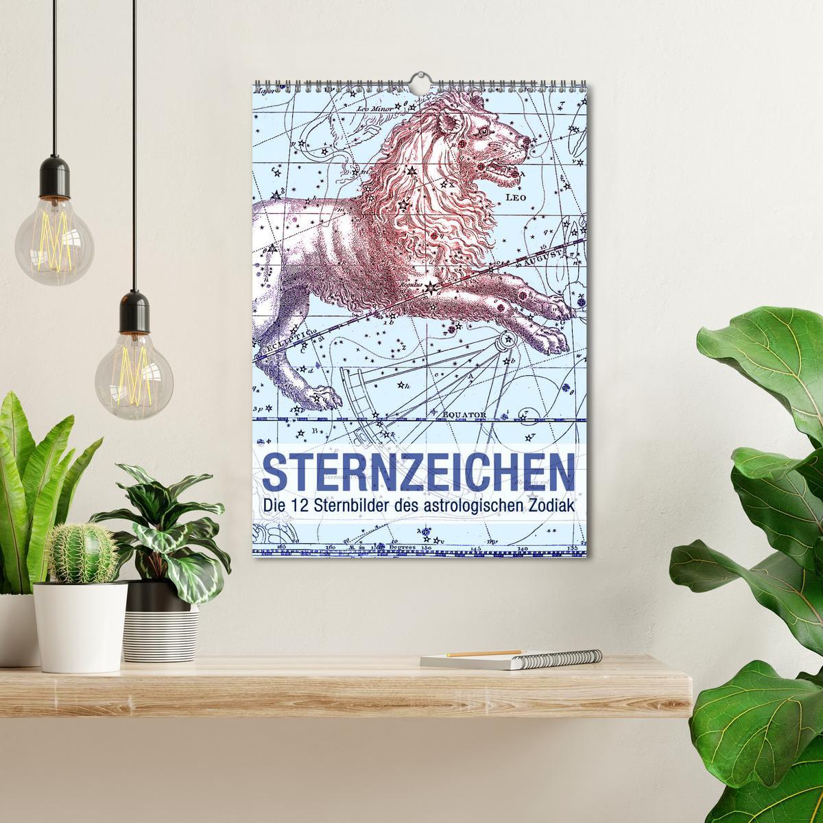 Bild: 9783435912186 | Sternzeichenkalender (Wandkalender 2025 DIN A3 hoch), CALVENDO...