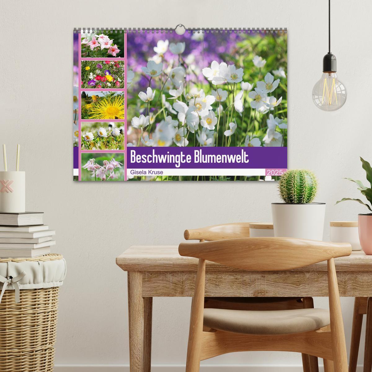 Bild: 9783435172696 | Beschwingte Blumenwelt (Wandkalender 2025 DIN A3 quer), CALVENDO...