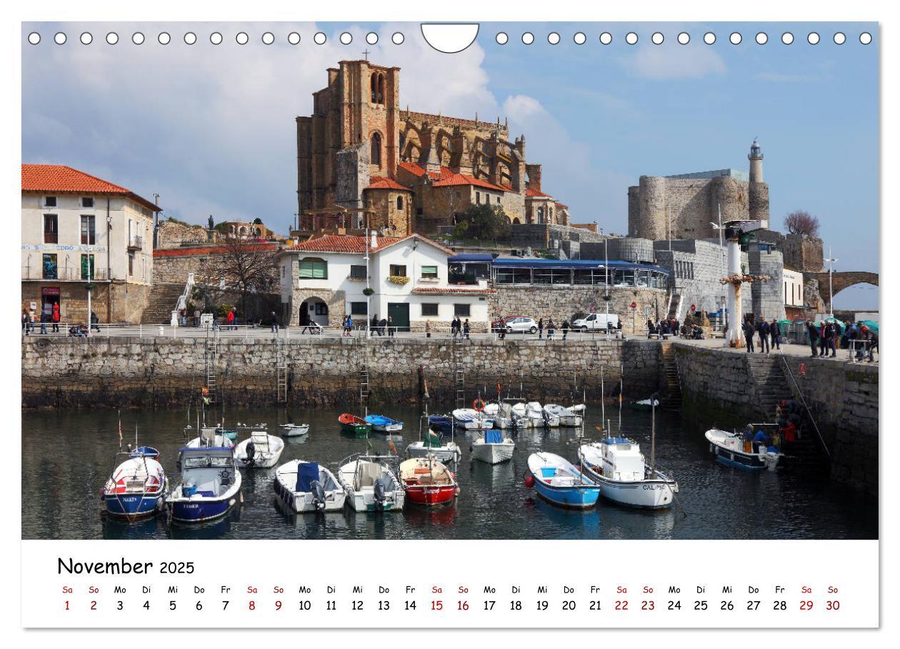 Bild: 9783435385010 | Nordspanien (Wandkalender 2025 DIN A4 quer), CALVENDO Monatskalender