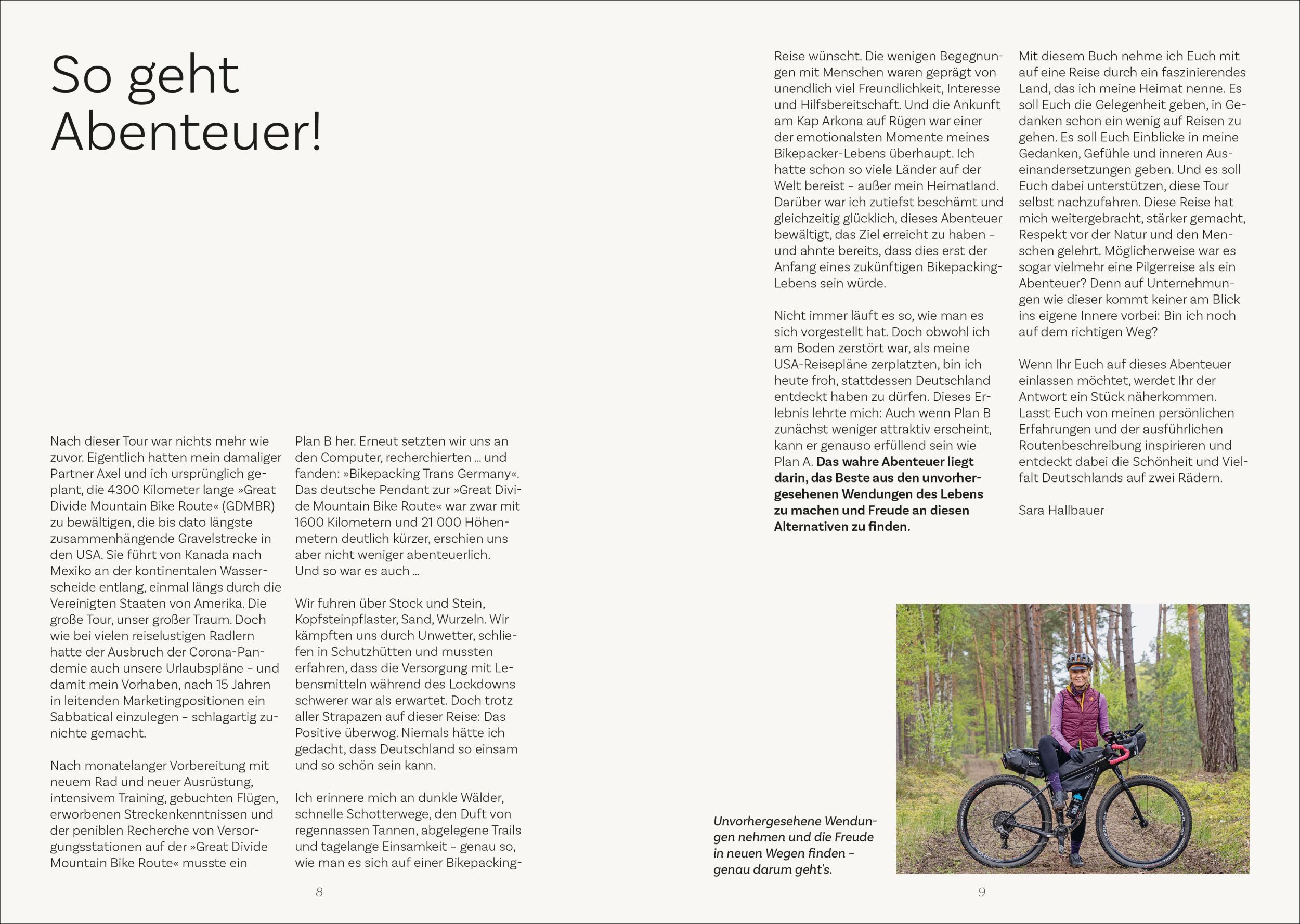 Bild: 9783734331701 | Bikepacking Trans Germany | Sara Hallbauer | Taschenbuch | 240 S.