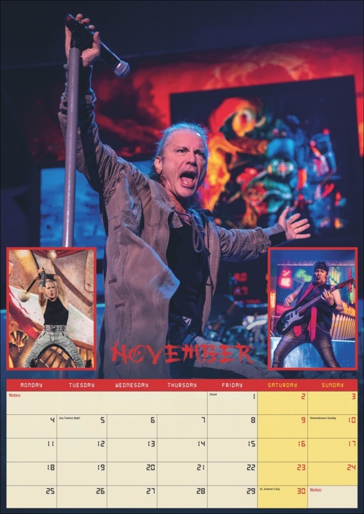 Bild: 9783840196744 | Iron Maiden Posterkalender 2025 | Kalender | Spiralbindung | 14 S.