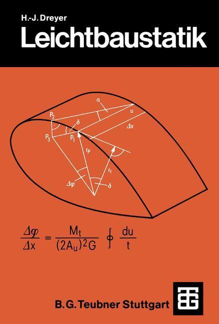 Cover: 9783519029519 | Leichtbaustatik | Hans-Joachim Dreyer | Taschenbuch | Vieweg+Teubner