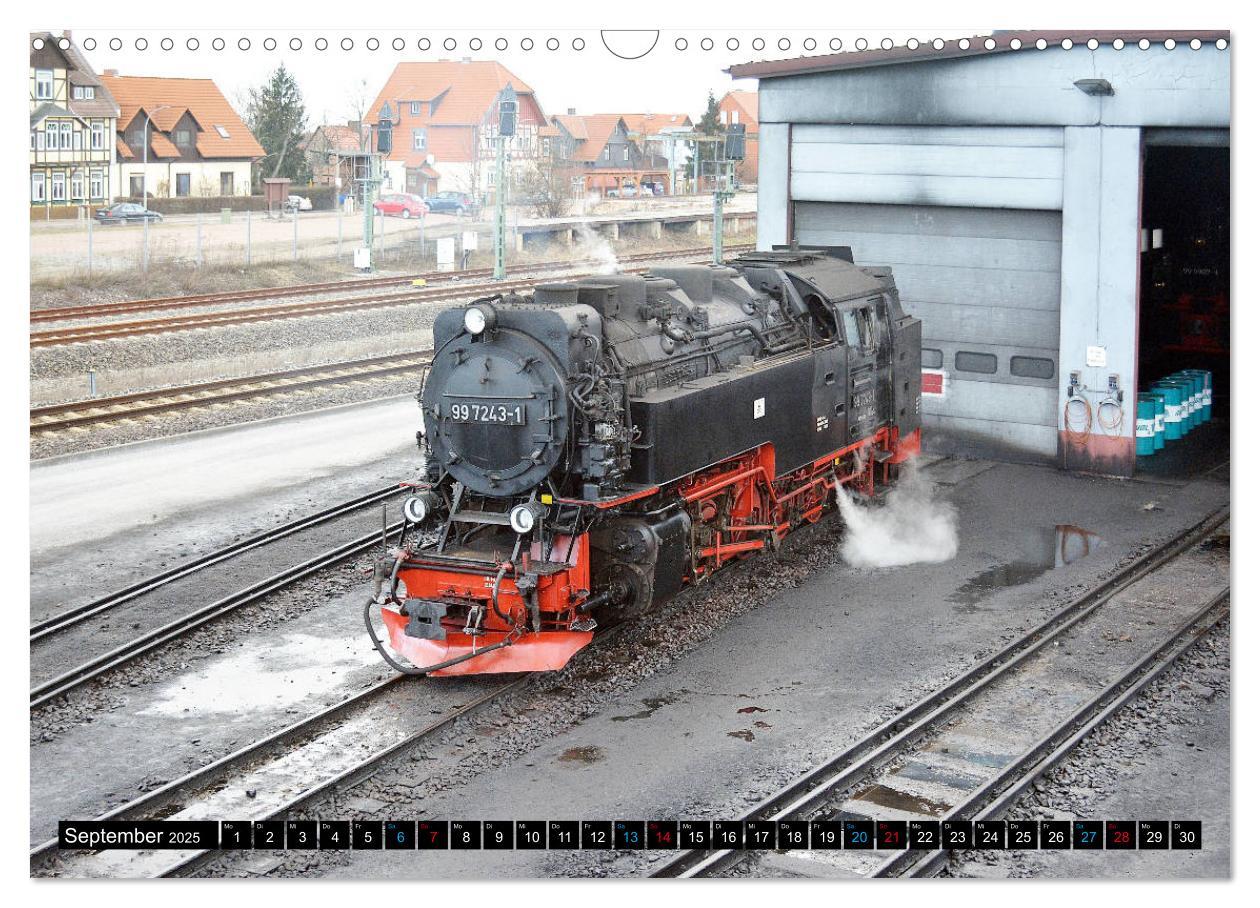 Bild: 9783435352678 | Dampf am Brocken - Die Harzquerbahn (Wandkalender 2025 DIN A3...