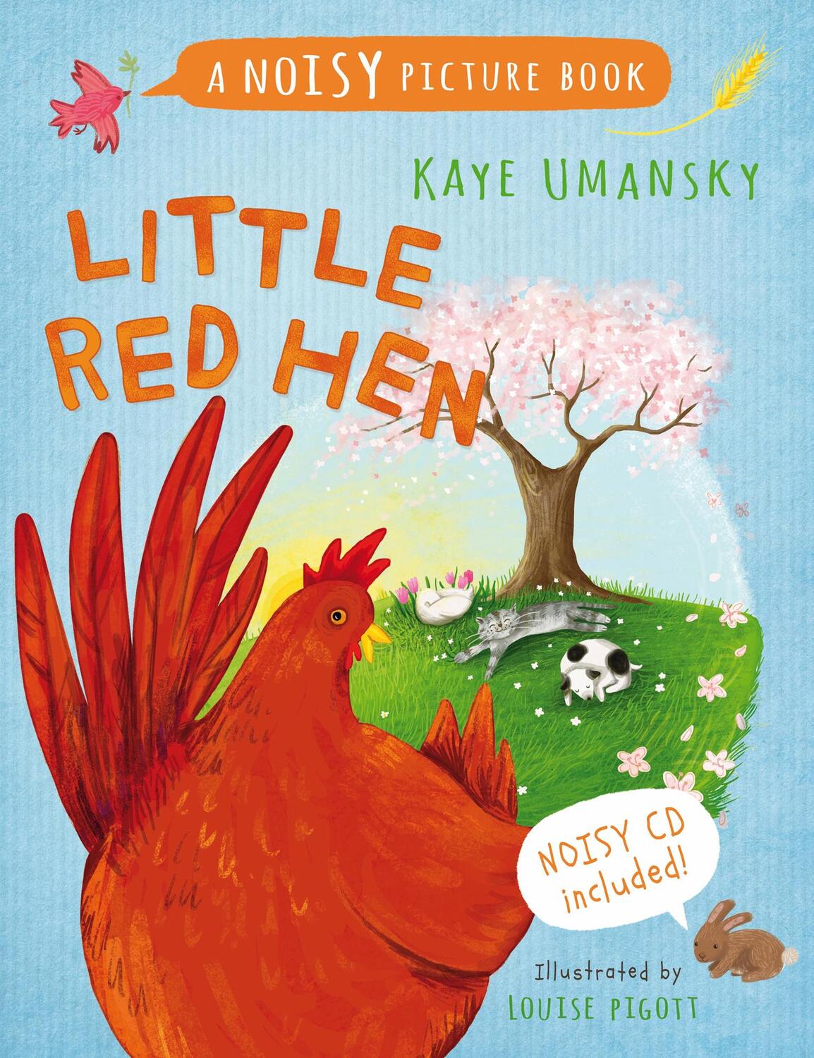 Cover: 9781408192405 | Little Red Hen: A Noisy Picture Book [With CD (Audio)] | Kaye Umansky