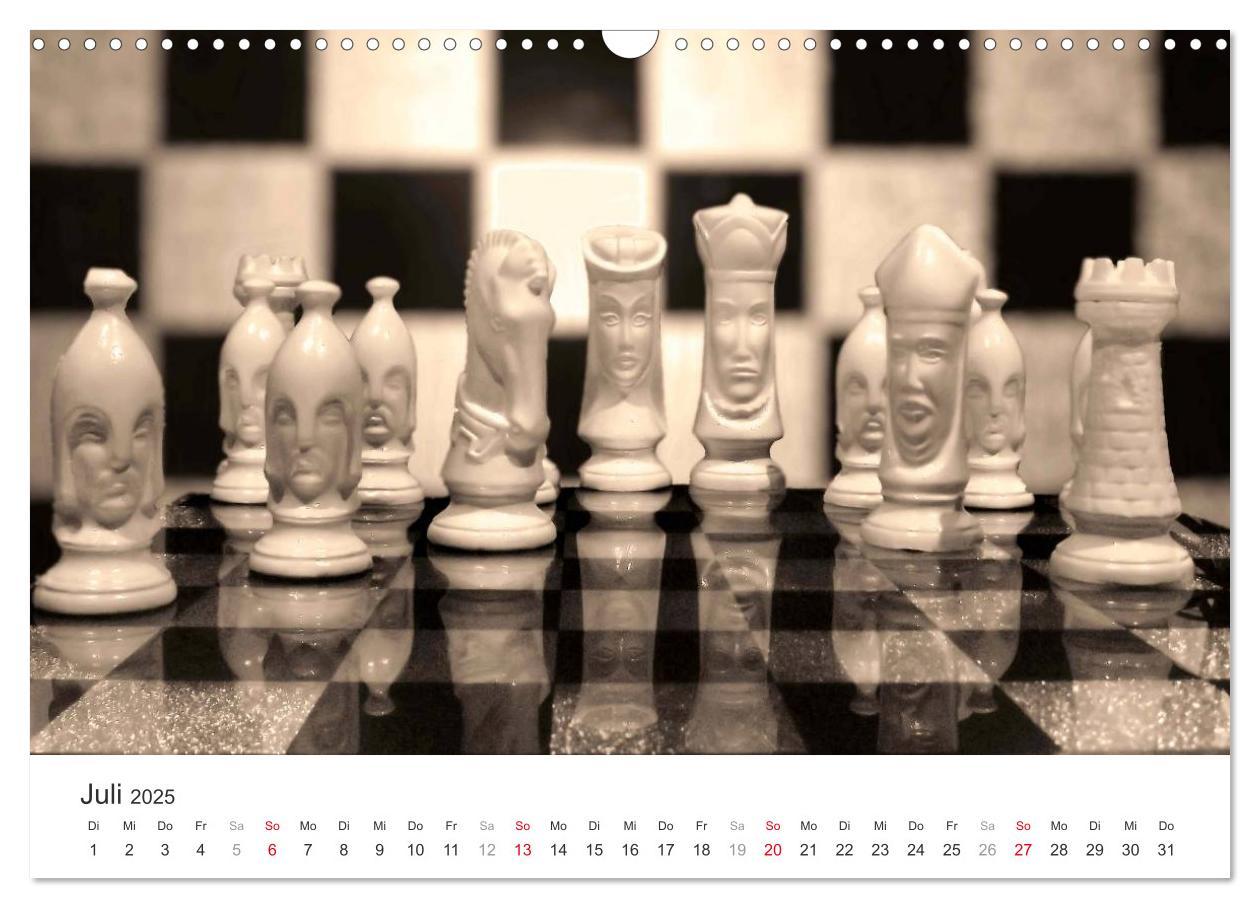 Bild: 9783435489350 | Schach 2025. Impressionen von Figuren und Spielen (Wandkalender...