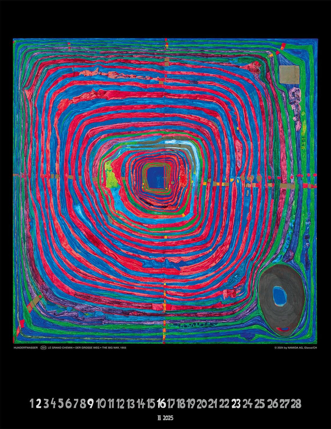 Bild: 9783910430136 | Hundertwasser Art Calendar 2025 | Wörner Verlag GmbH | Kalender | 2025