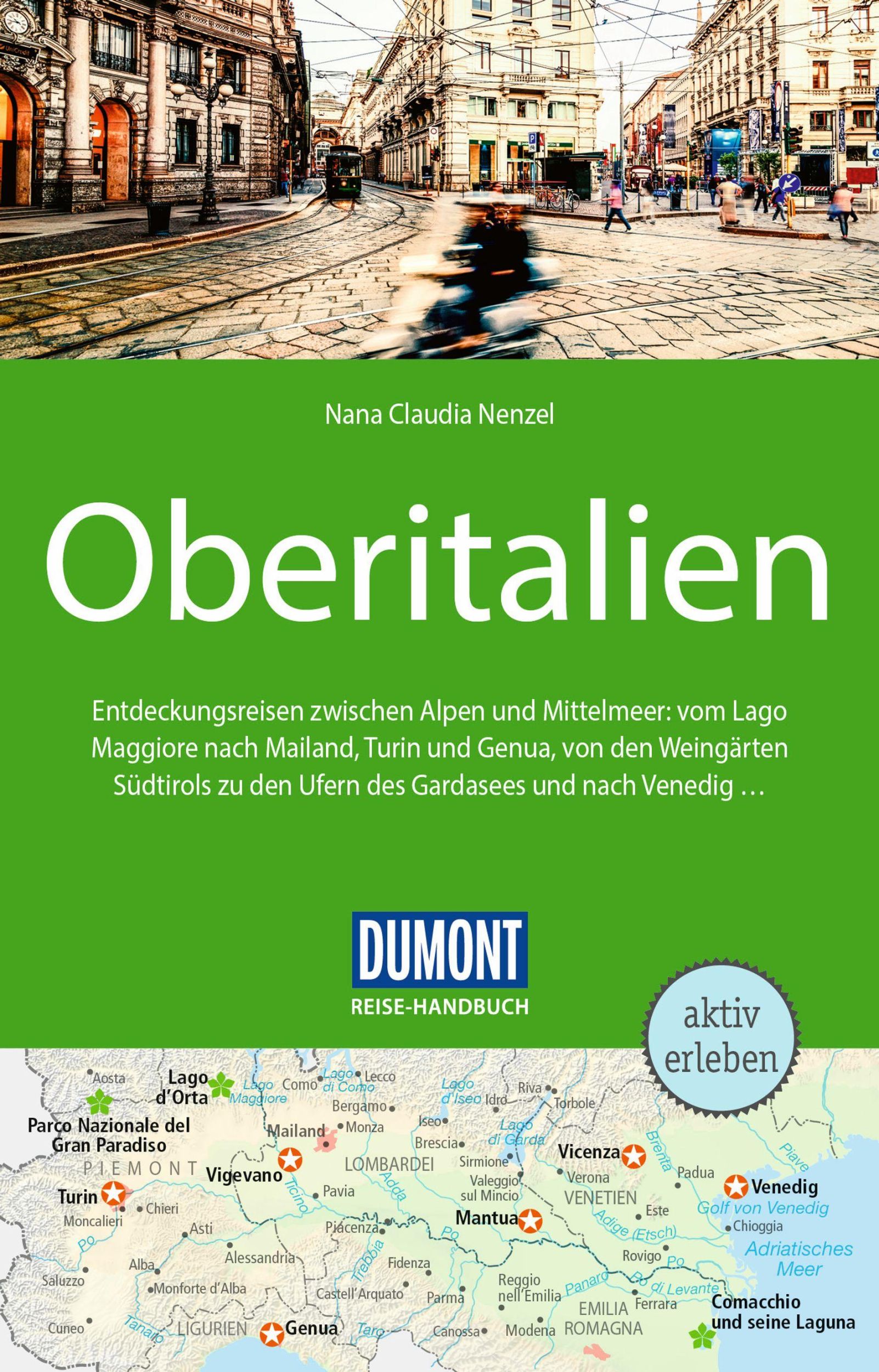 Cover: 9783616016641 | DUMONT Reise-Handbuch Reiseführer Oberitalien | mit Extra-Reisekarte