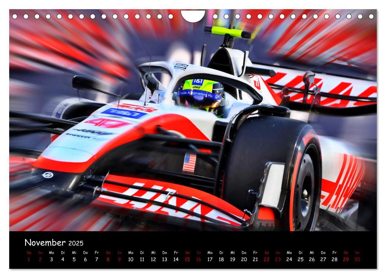 Bild: 9783383973529 | Formel 1 - Benzin im Blut (Wandkalender 2025 DIN A4 quer), CALVENDO...