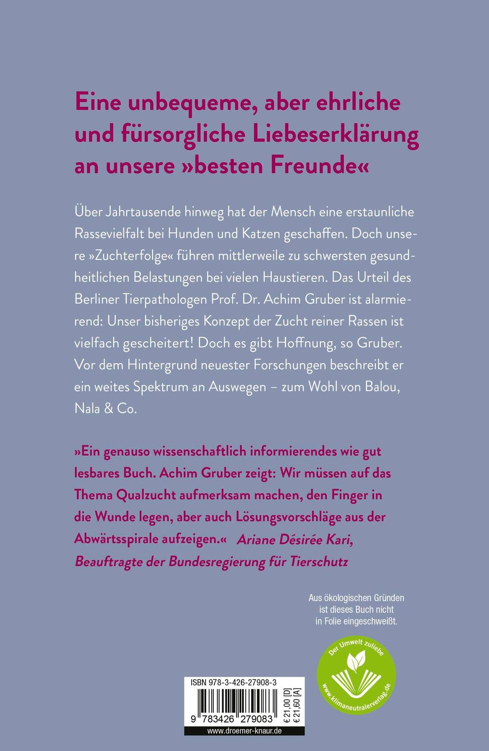 Rückseite: 9783426279083 | Geschundene Gefährten | Achim Gruber | Buch | 288 S. | Deutsch | 2023