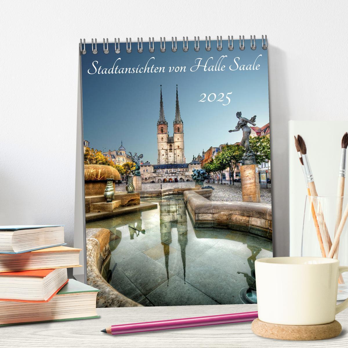 Bild: 9783457037775 | Stadtansichten von Halle Saale 2025 (Tischkalender 2025 DIN A5...