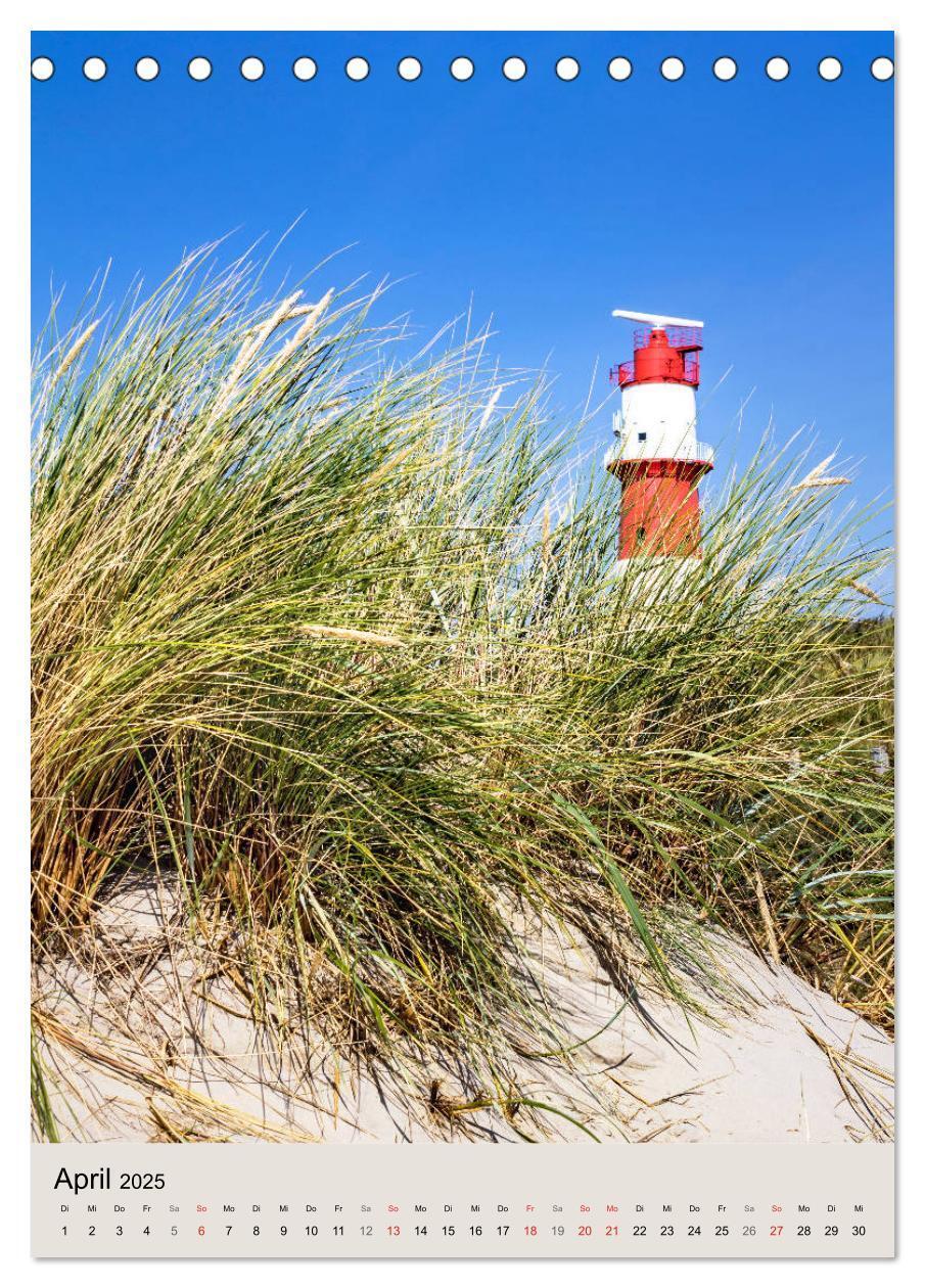 Bild: 9783435971145 | Borkum Strandspaziergang (Tischkalender 2025 DIN A5 hoch), CALVENDO...