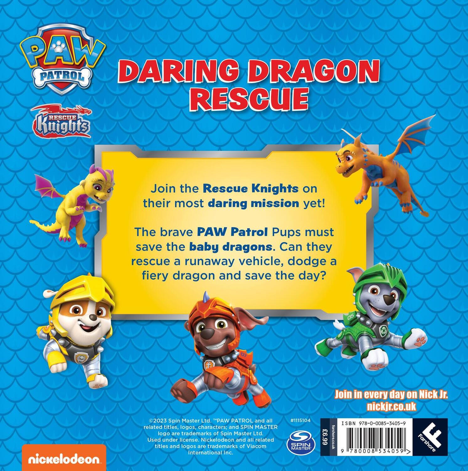 Rückseite: 9780008534059 | PAW Patrol: Daring Dragon Rescue Picture Book | Paw Patrol | Buch