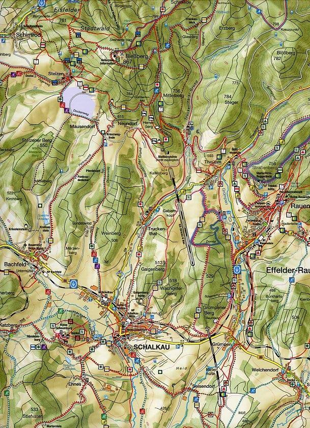 Bild: 9783935621250 | Naturpark Thüringer Wald 17. Schaumberger Land und Bleßberg 1 : 30...