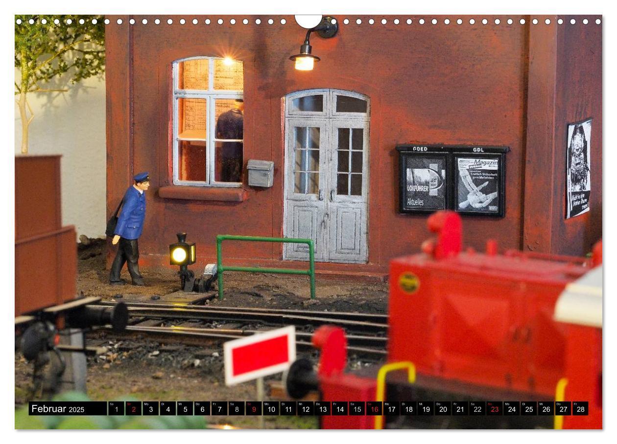 Bild: 9783435568314 | Kleine Bahnwelt in Spur 1 (Wandkalender 2025 DIN A3 quer), CALVENDO...