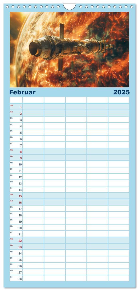 Bild: 9783457153956 | Familienplaner 2025 - Sternenreisen - Ein kosmischer Kalender mit 5...