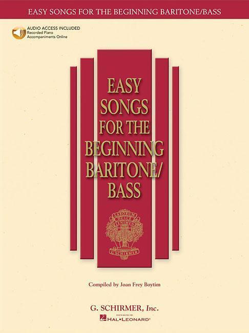 Cover: 9780634019722 | Easy Songs for the Beginning Baritone/Bass [With CD] | Corp (u. a.)