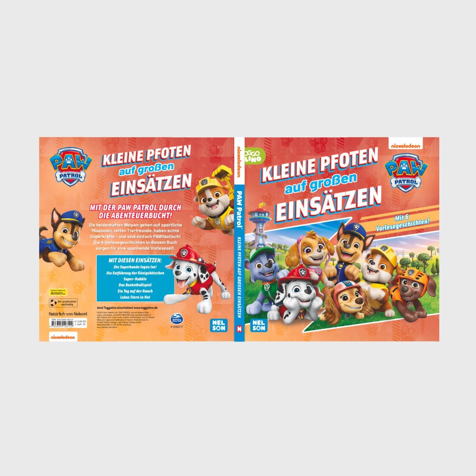 Bild: 9783845128122 | PAW Patrol Geschichtenbuch: Kleine Pfoten auf großen Einsätzen | Buch