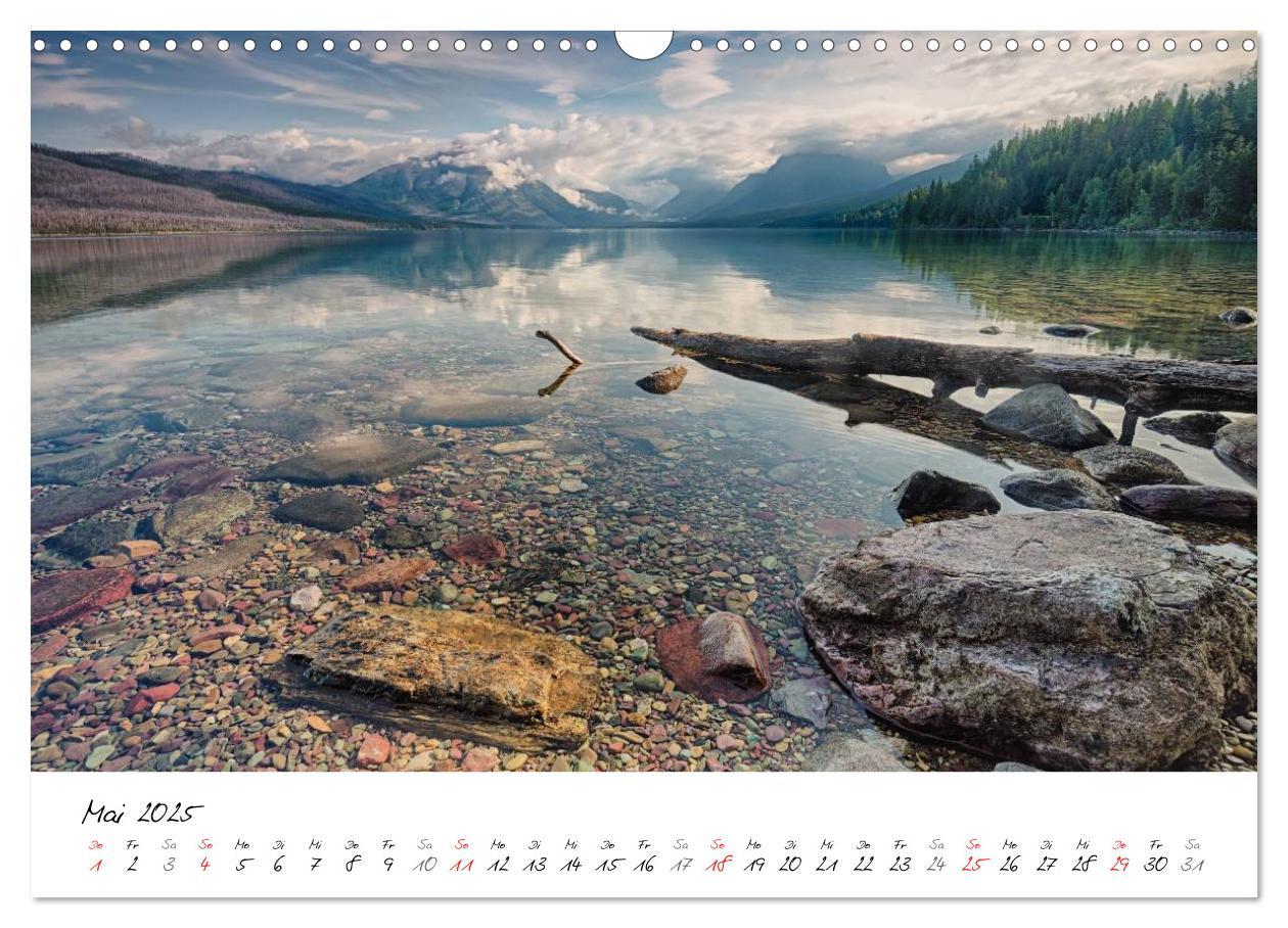 Bild: 9783435665648 | Glacier National Park Montana - USA (Wandkalender 2025 DIN A3...