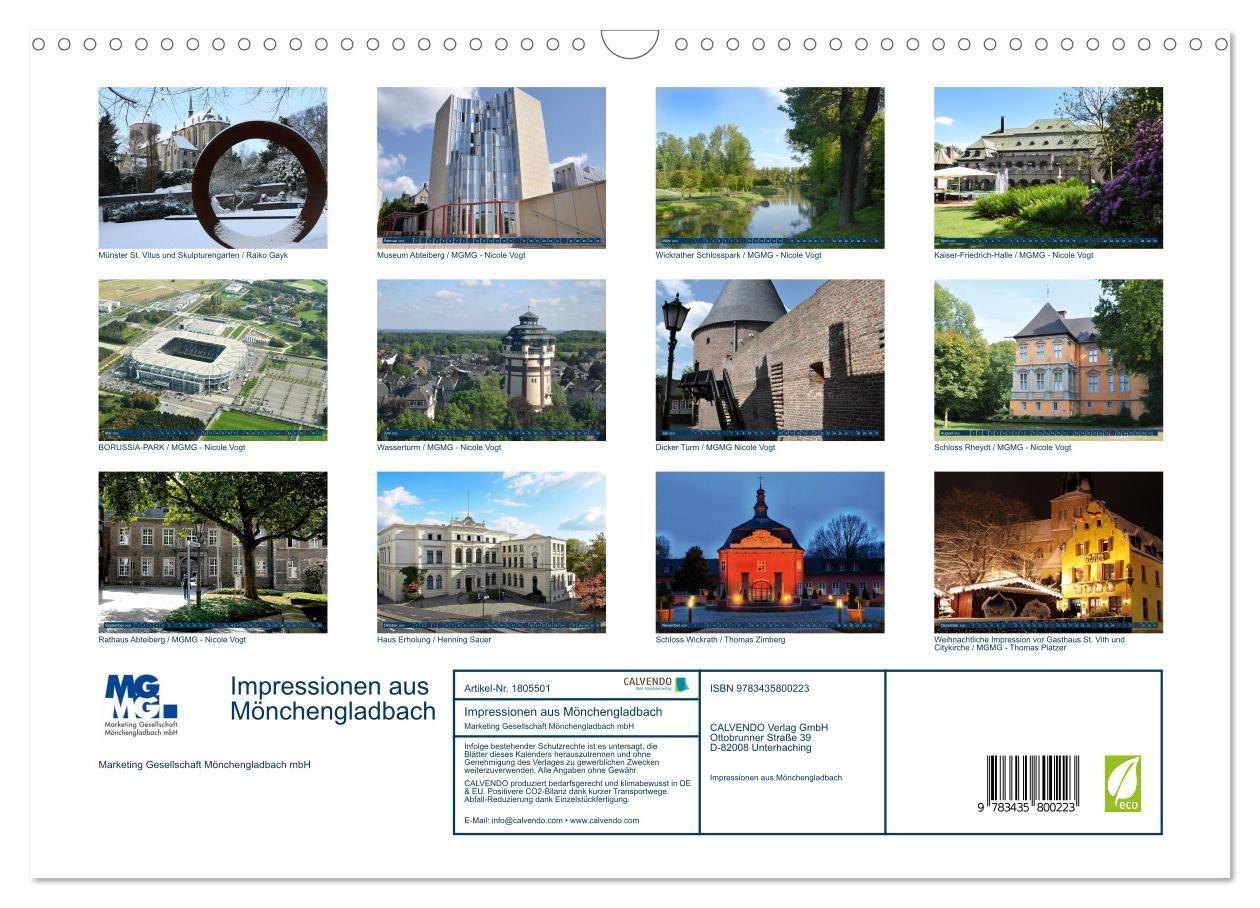 Bild: 9783435800223 | Impressionen aus Mönchengladbach (Wandkalender 2025 DIN A3 quer),...