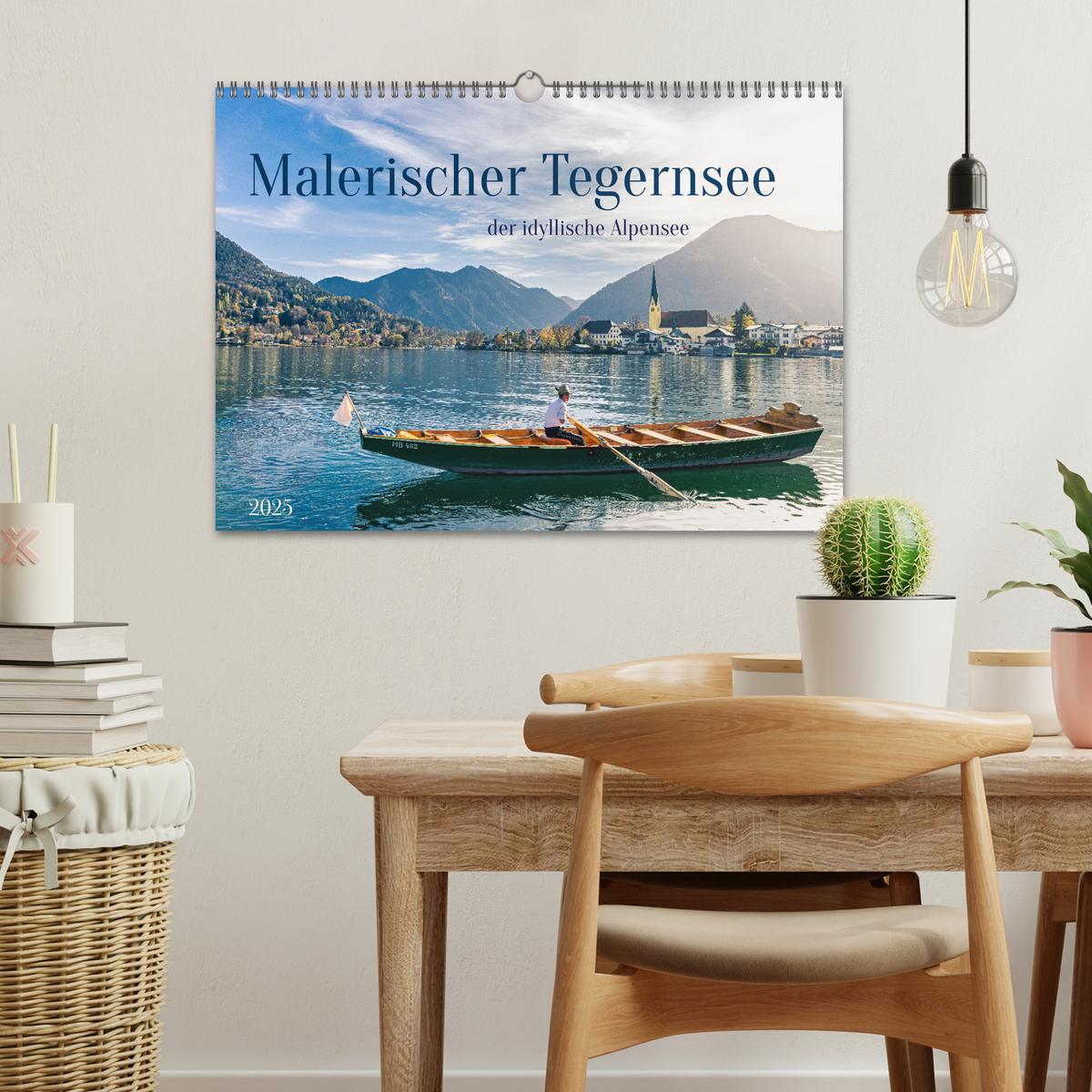 Bild: 9783383859281 | Malerischer Tegernsee (Wandkalender 2025 DIN A3 quer), CALVENDO...