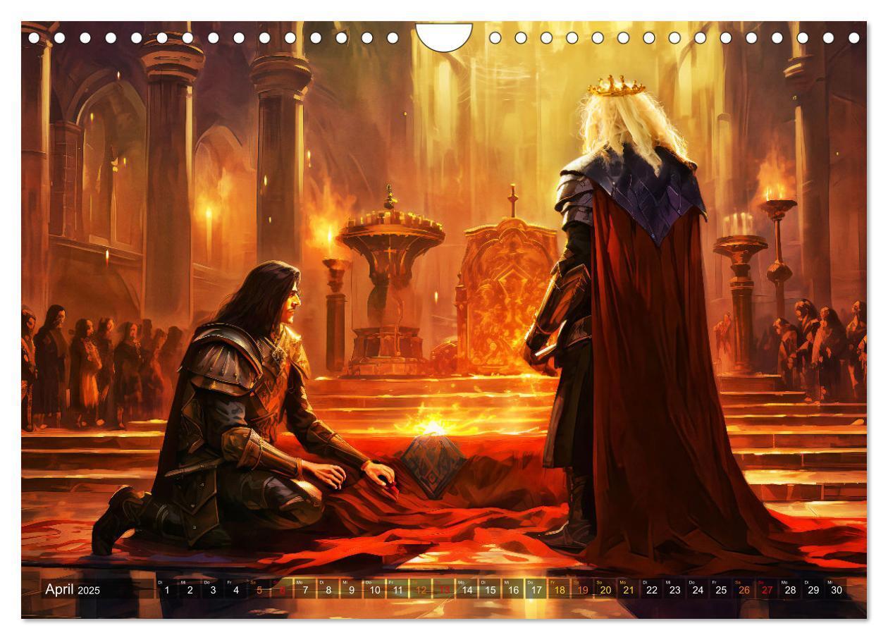 Bild: 9783383856129 | Nibelungenlied - Eine Sage von Sieg, Liebe und Verrat (Wandkalender...