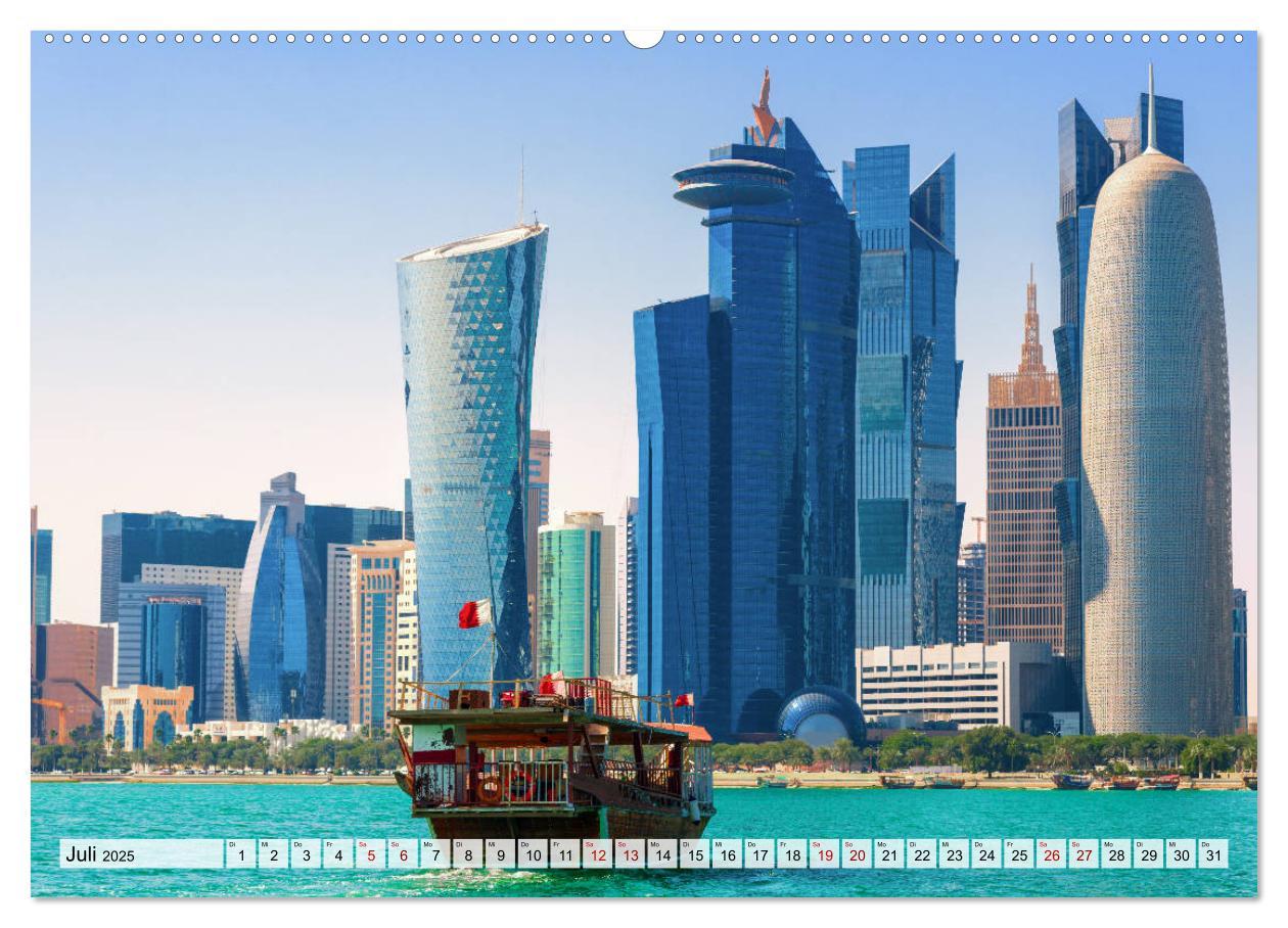 Bild: 9783435141357 | Doha - Hauptstadt von Katar (Wandkalender 2025 DIN A2 quer),...