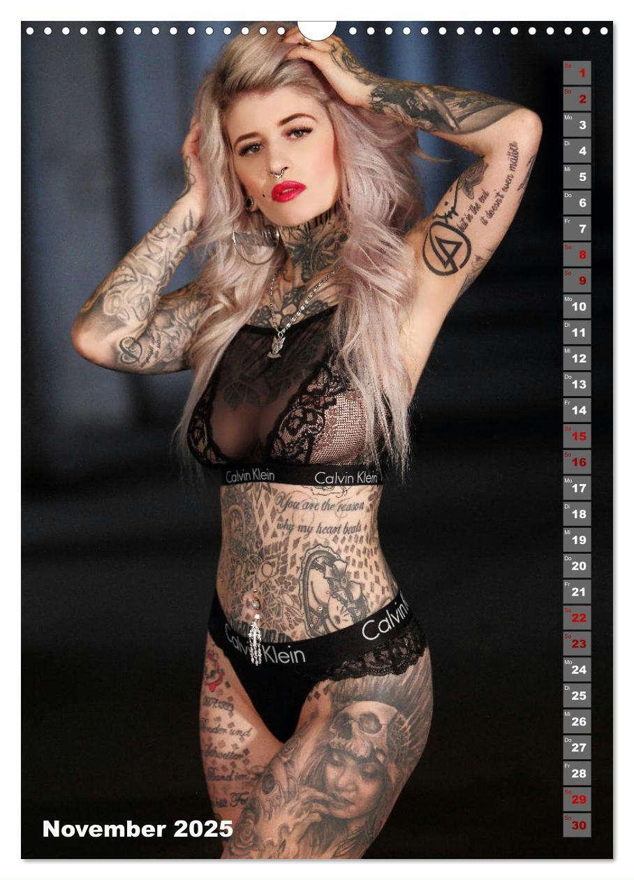 Bild: 9783435901067 | Beauty Tattoo Girls 2025 (Wandkalender 2025 DIN A3 hoch), CALVENDO...