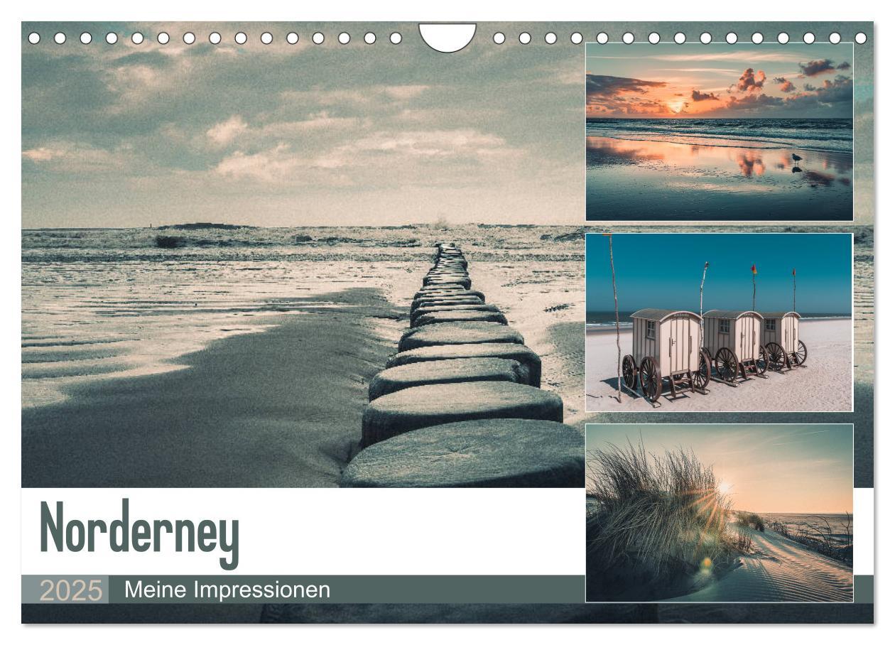 Cover: 9783435157952 | Mein Jahr auf Norderney (Wandkalender 2025 DIN A4 quer), CALVENDO...