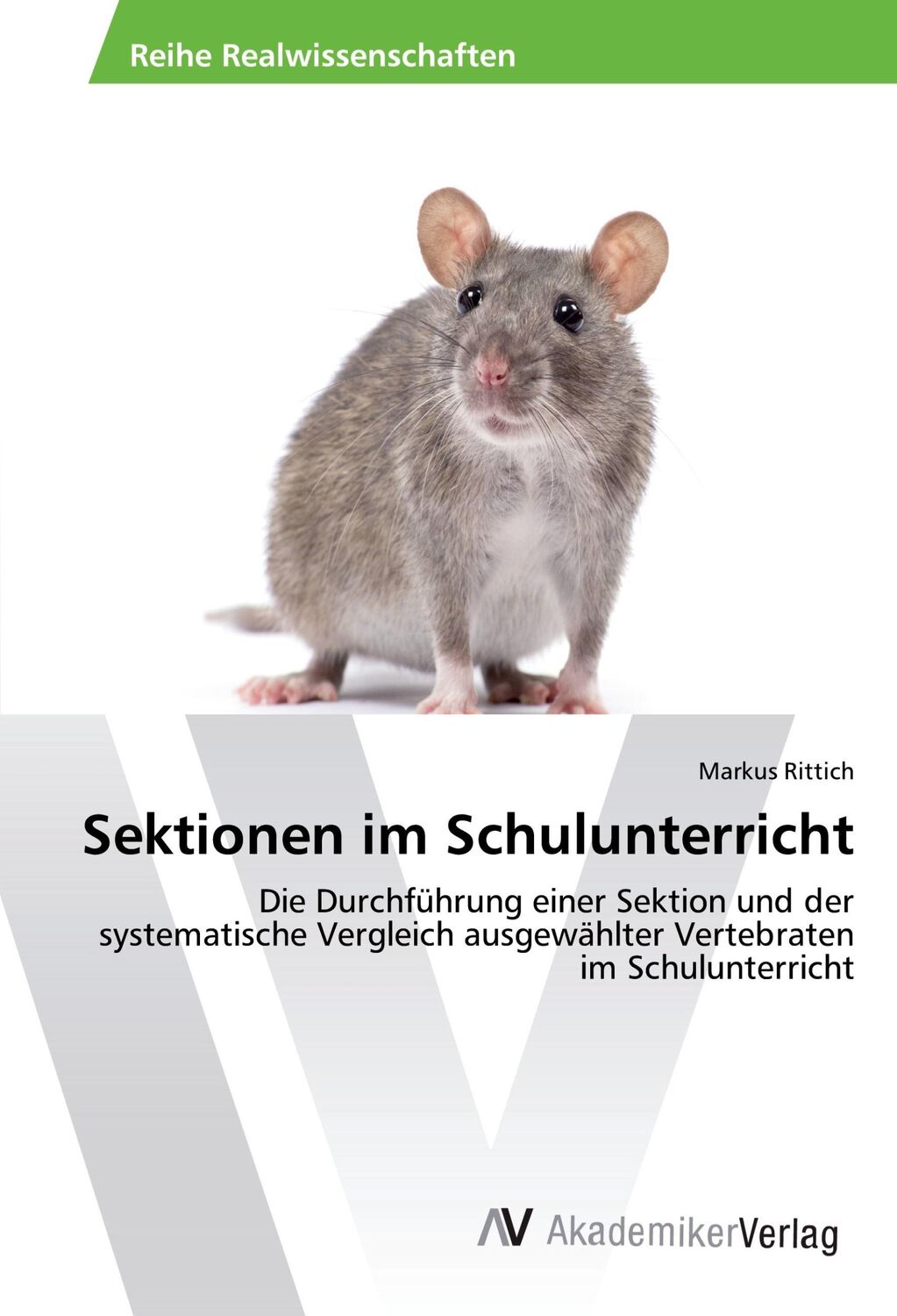 Cover: 9783639876284 | Sektionen im Schulunterricht | Markus Rittich | Taschenbuch | 84 S.