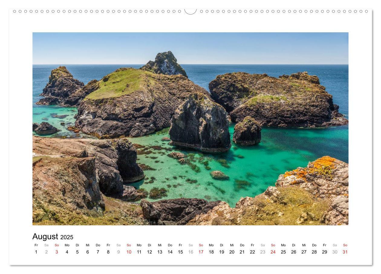 Bild: 9783435673988 | Cornwall - Land zwischen den Meeren (Wandkalender 2025 DIN A2...