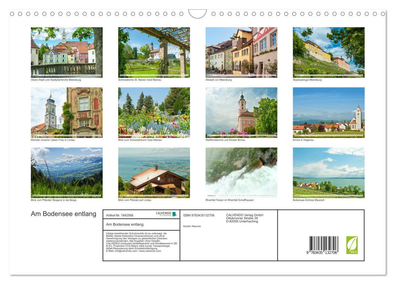 Bild: 9783435132706 | Am Bodensee entlang (Wandkalender 2025 DIN A3 quer), CALVENDO...