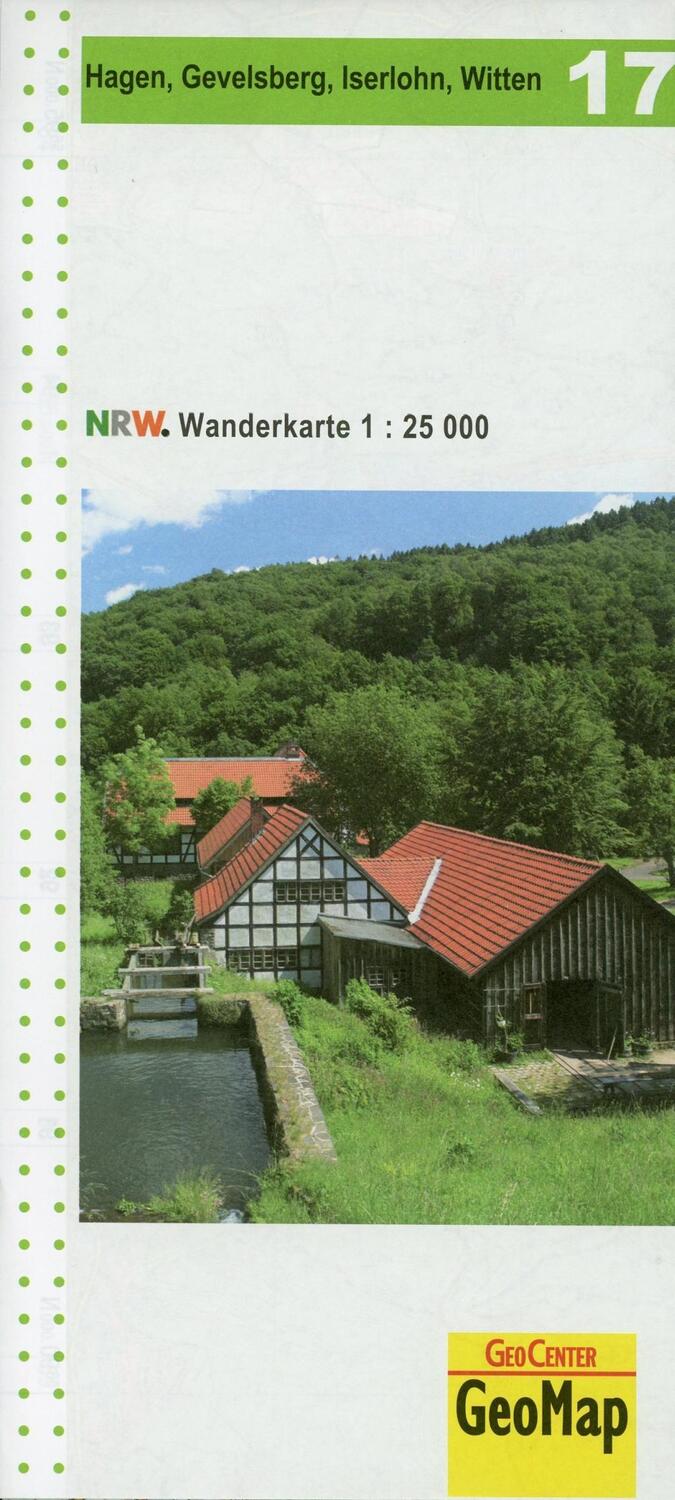 Cover: 9783936184563 | NRW Wanderkarte 17 Hagen, Gevelsberg, Iserlohn, Witten 1 : 25 000