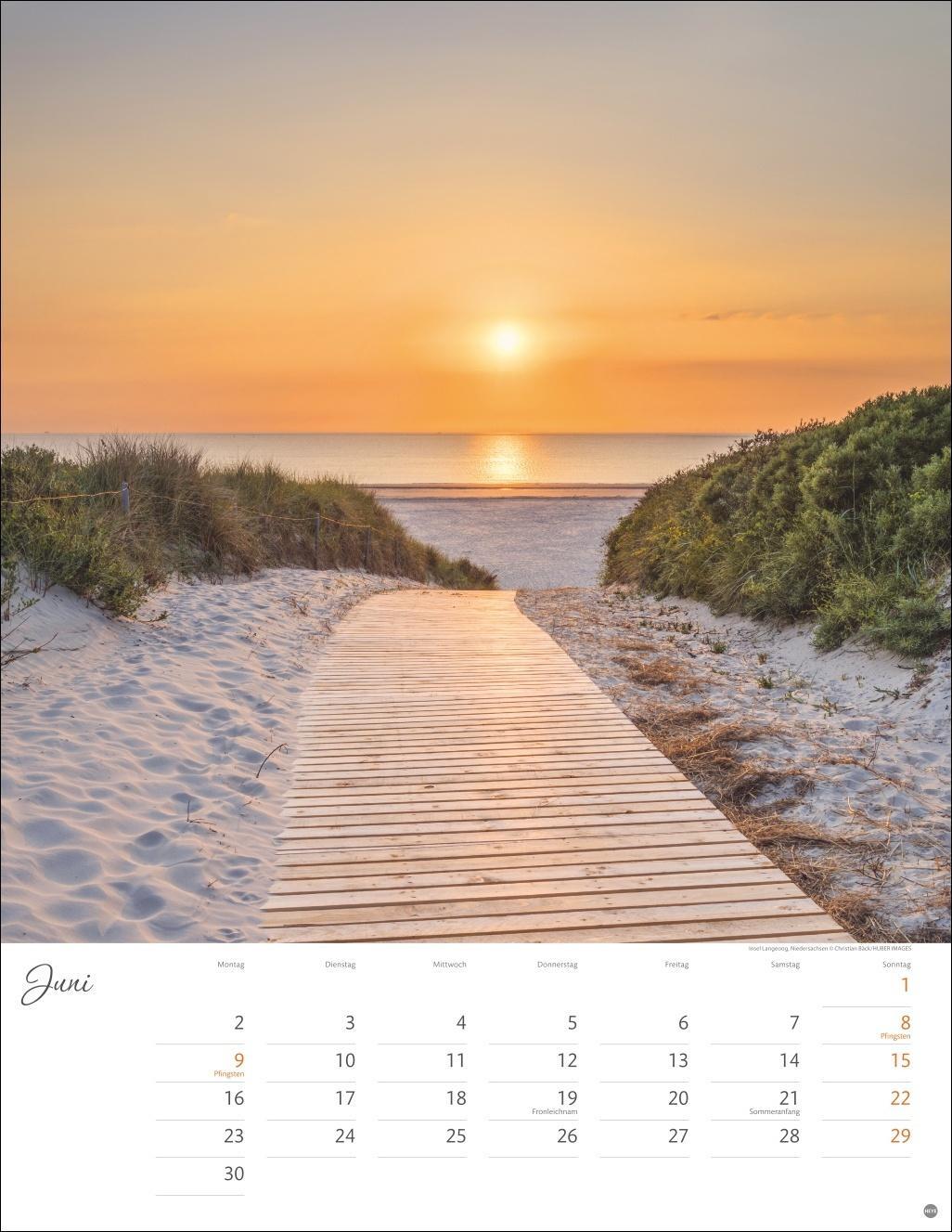 Bild: 9783756405275 | Wege zum Wasser Posterkalender 2025 | Heye | Kalender | Spiralbindung