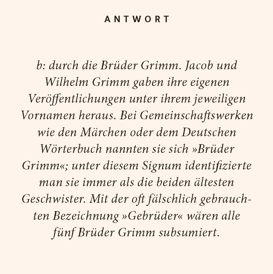 Bild: 9783899784435 | Grimms-Märchen-Quiz | 100 Fragen und Antworten | Heinz Rölleke | Buch