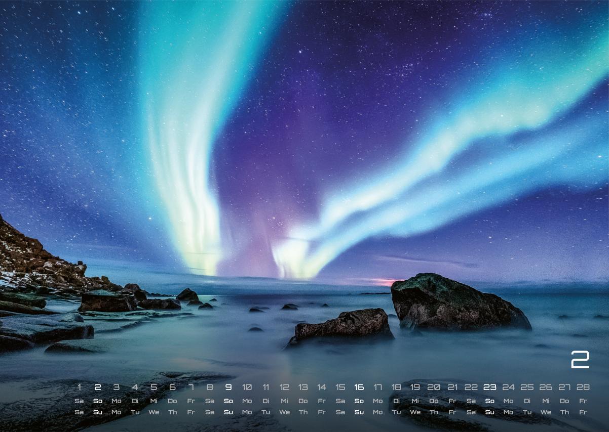 Bild: 9783986734268 | Polarlichter - grandiose Naturschauspiele - 2025 - Kalender DIN A3