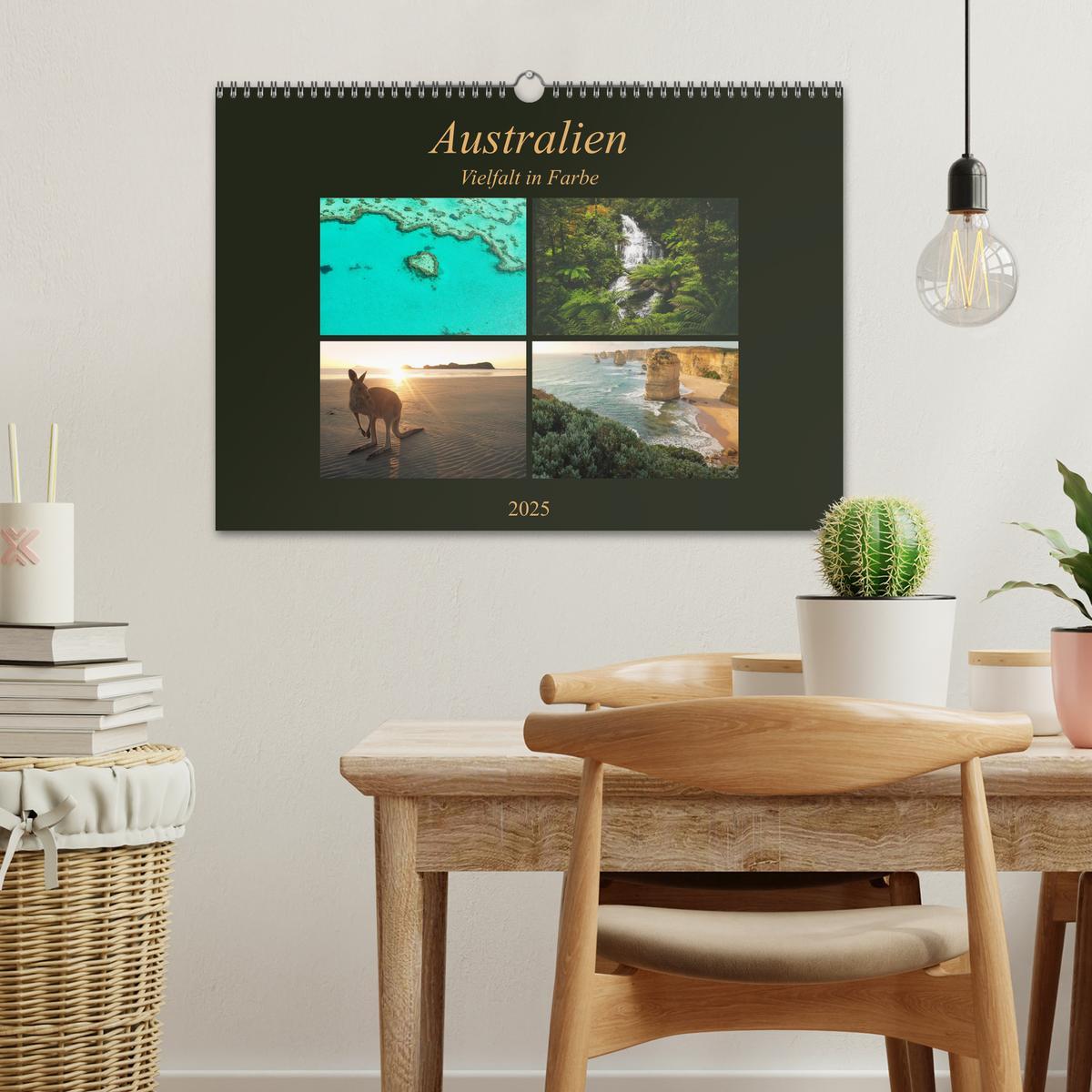 Bild: 9783435758340 | Australien - Farbige Vielfalt (Wandkalender 2025 DIN A3 quer),...