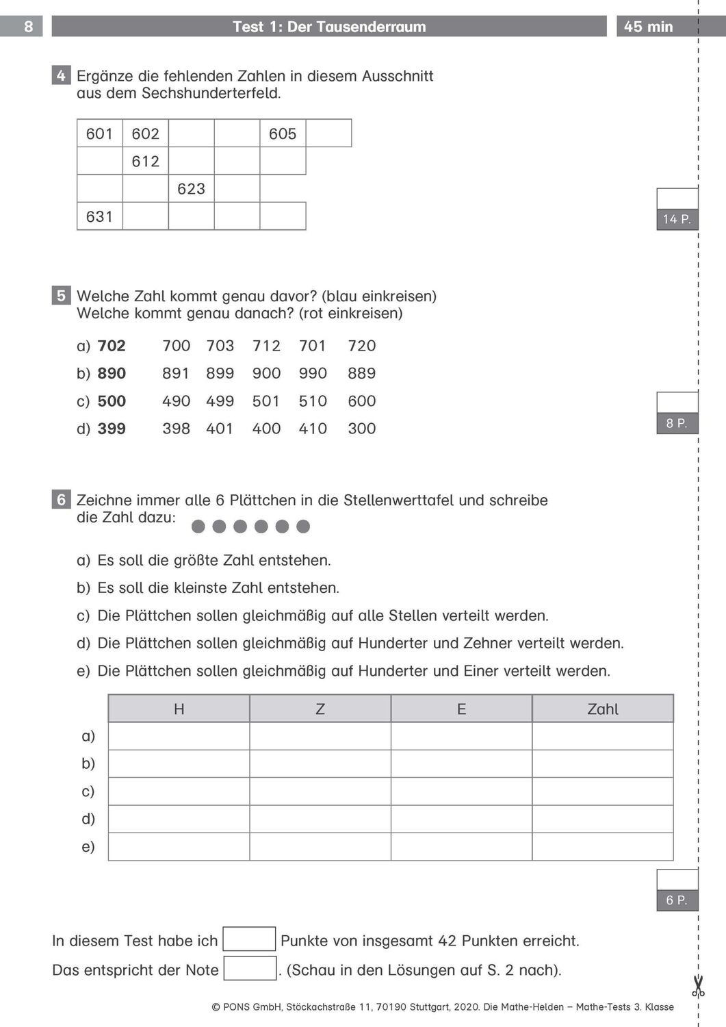 Bild: 9783129496527 | Die Mathe-Helden: Mathe-Tests 3. Klasse | Detlev Heuchert | Broschüre