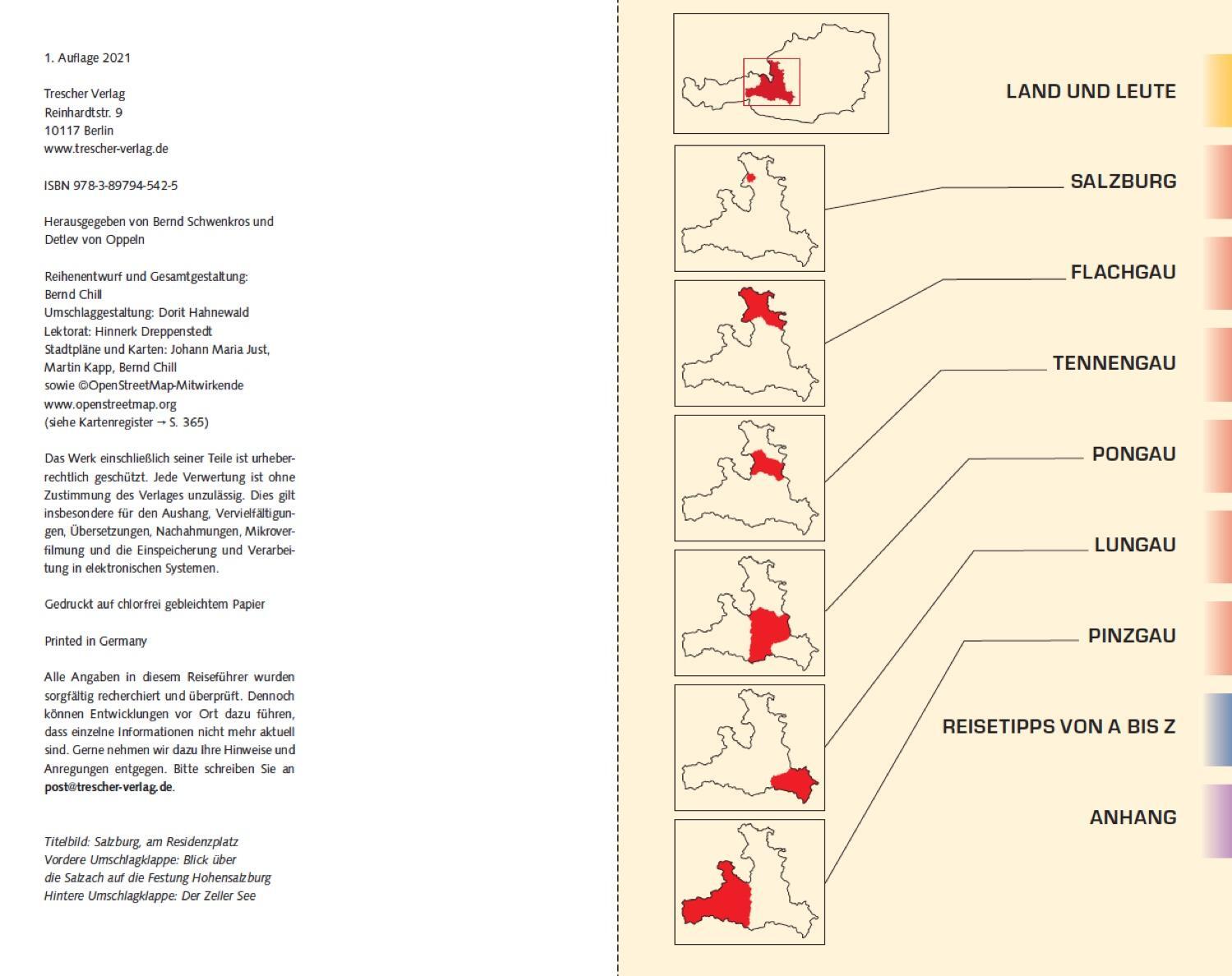 Bild: 9783897945425 | TRESCHER Reiseführer Salzburg und Salzburger Land | Gunnar Strunz