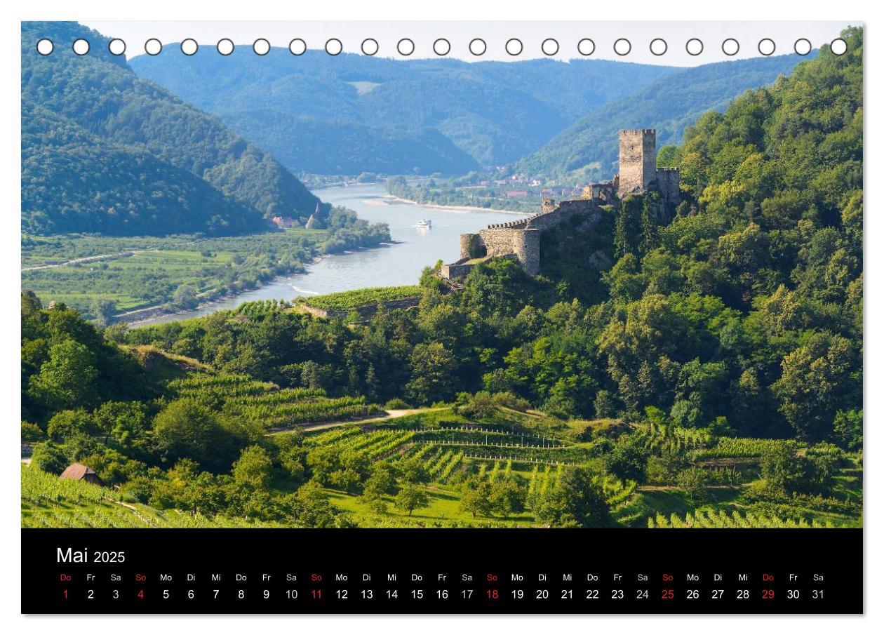 Bild: 9783435700967 | Wachau, Wachau, du Träumerin (Tischkalender 2025 DIN A5 quer),...