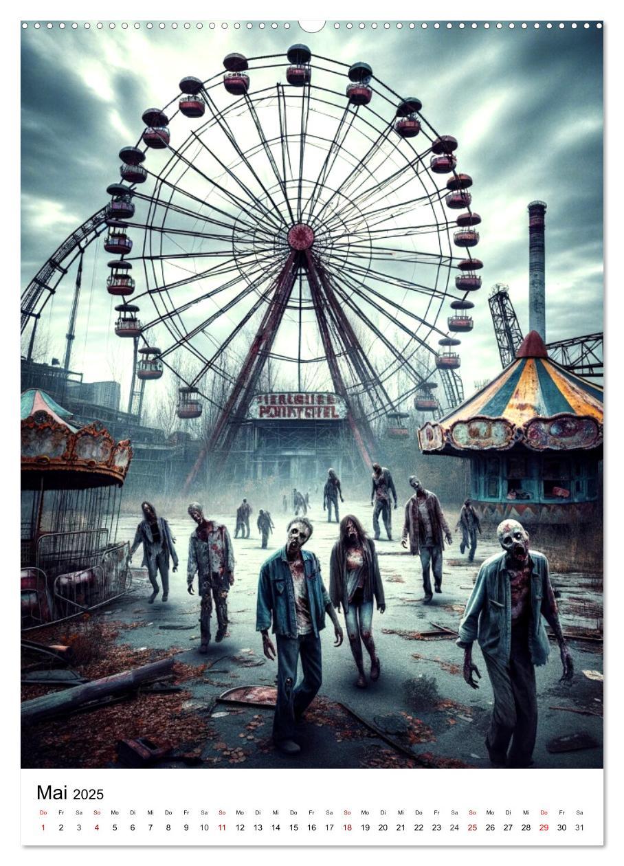 Bild: 9783383778612 | Zombies Zeitgeist - KI generierte Momente der Untoten (Wandkalender...