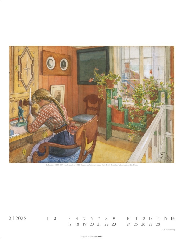 Bild: 9783839901137 | Carl Larsson Kalender 2025 | Larsson Carl | Kalender | Spiralbindung