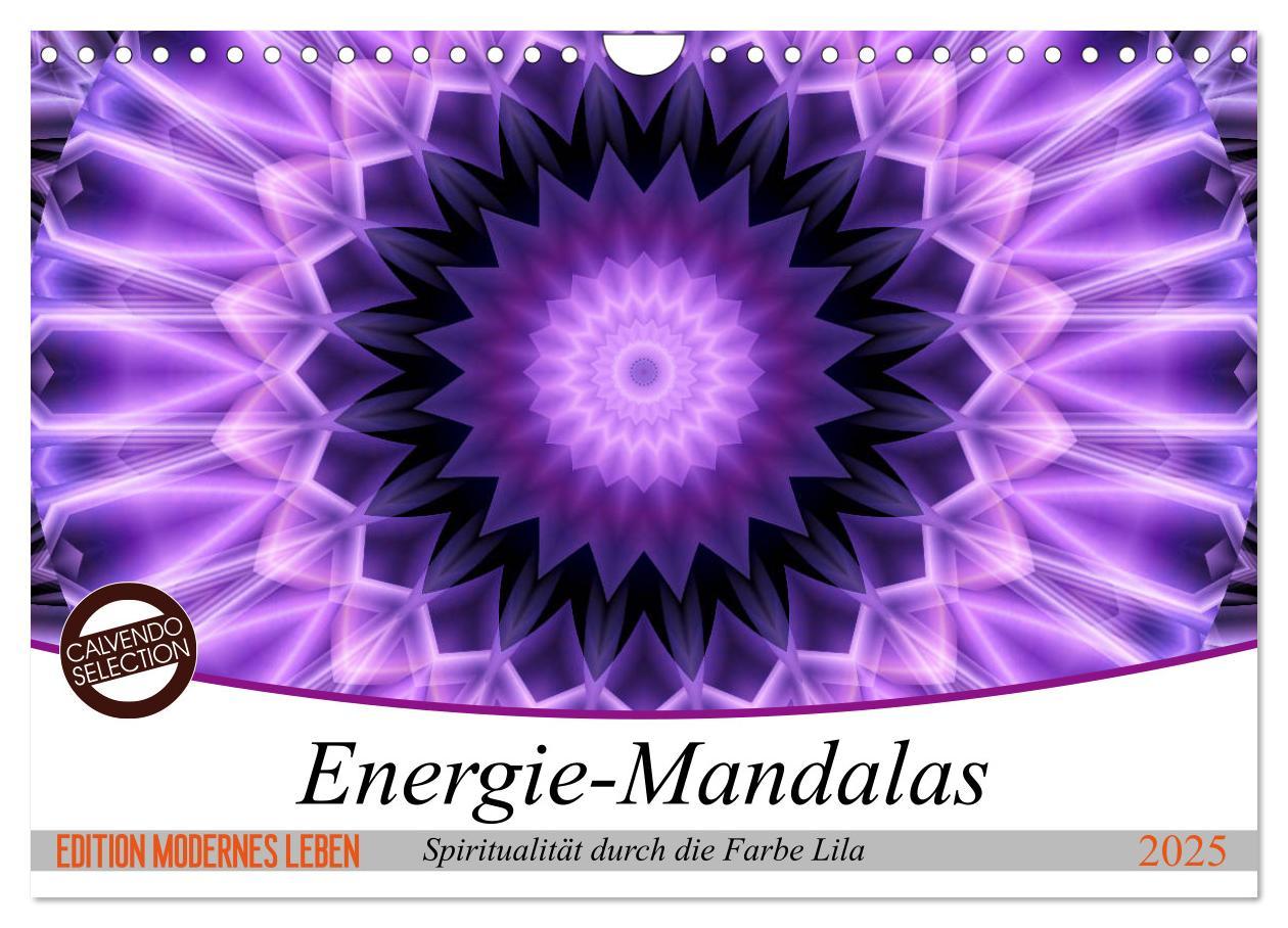 Cover: 9783435418763 | Energie - Mandalas, Spiritualität durch die Farbe Lila...