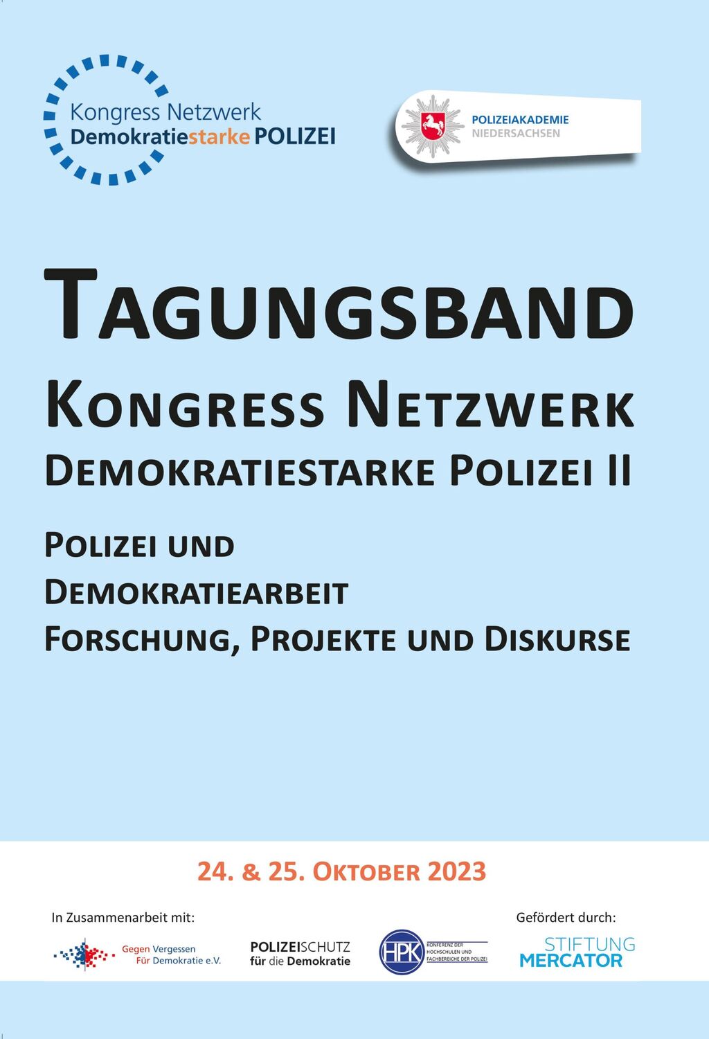 Cover: 9783801109394 | Tagungsband Kongress Netzwerk Demokratiestarke Polizei II | Buch