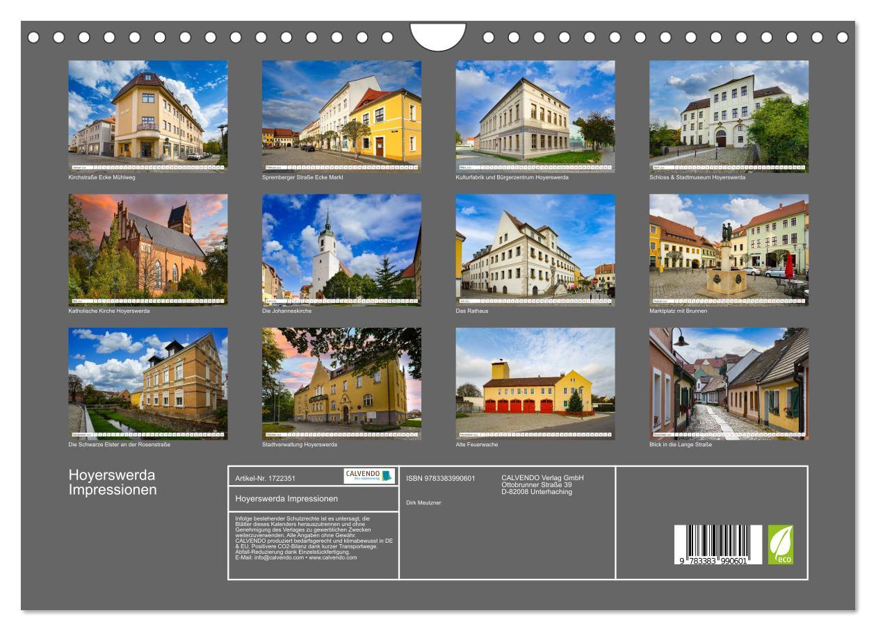 Bild: 9783383990601 | Hoyerswerda Impressionen (Wandkalender 2025 DIN A4 quer), CALVENDO...