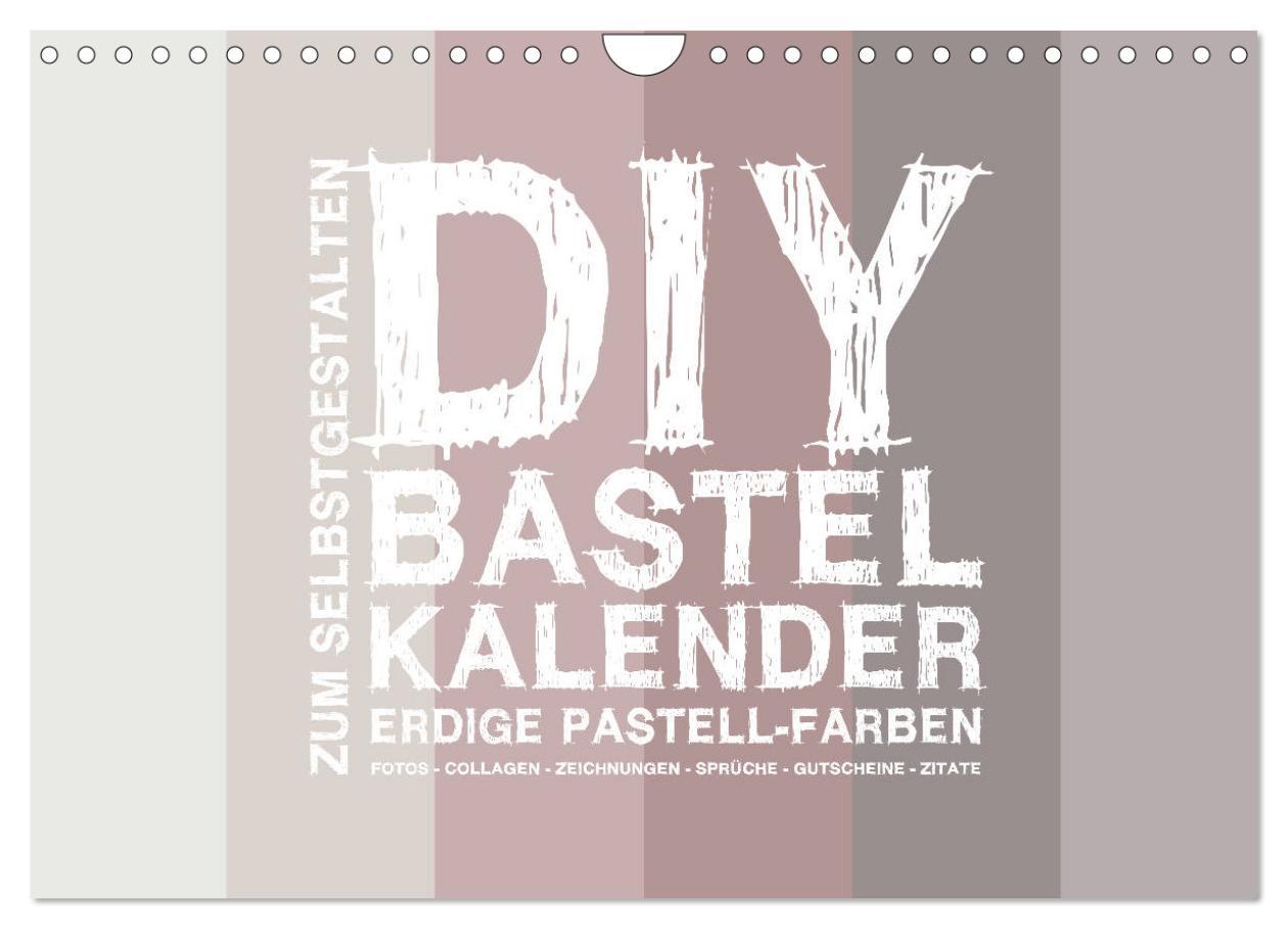 Cover: 9783435211975 | DIY Bastel-Kalender -Erdige Pastell Farben- Zum Selbstgestalten...