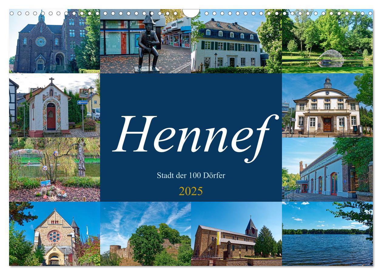 Cover: 9783435695669 | Hennef - Stadt der 100 Dörfer (Wandkalender 2025 DIN A3 quer),...