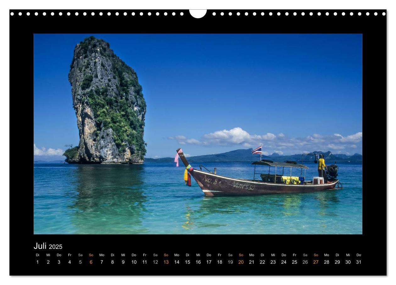 Bild: 9783435766031 | Thailand - Traumstrände und Tempel (Wandkalender 2025 DIN A3 quer),...