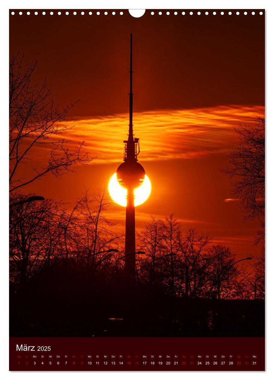 Bild: 9783435909766 | Berliner Fernsehturm - Magische Momente (Wandkalender 2025 DIN A3...