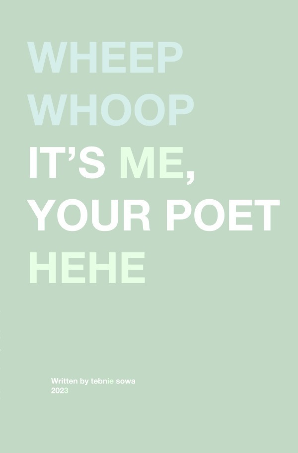 Cover: 9783758465536 | Wheep whoop it's me, your poet hehe | DE | Tebnie Sowa | Taschenbuch