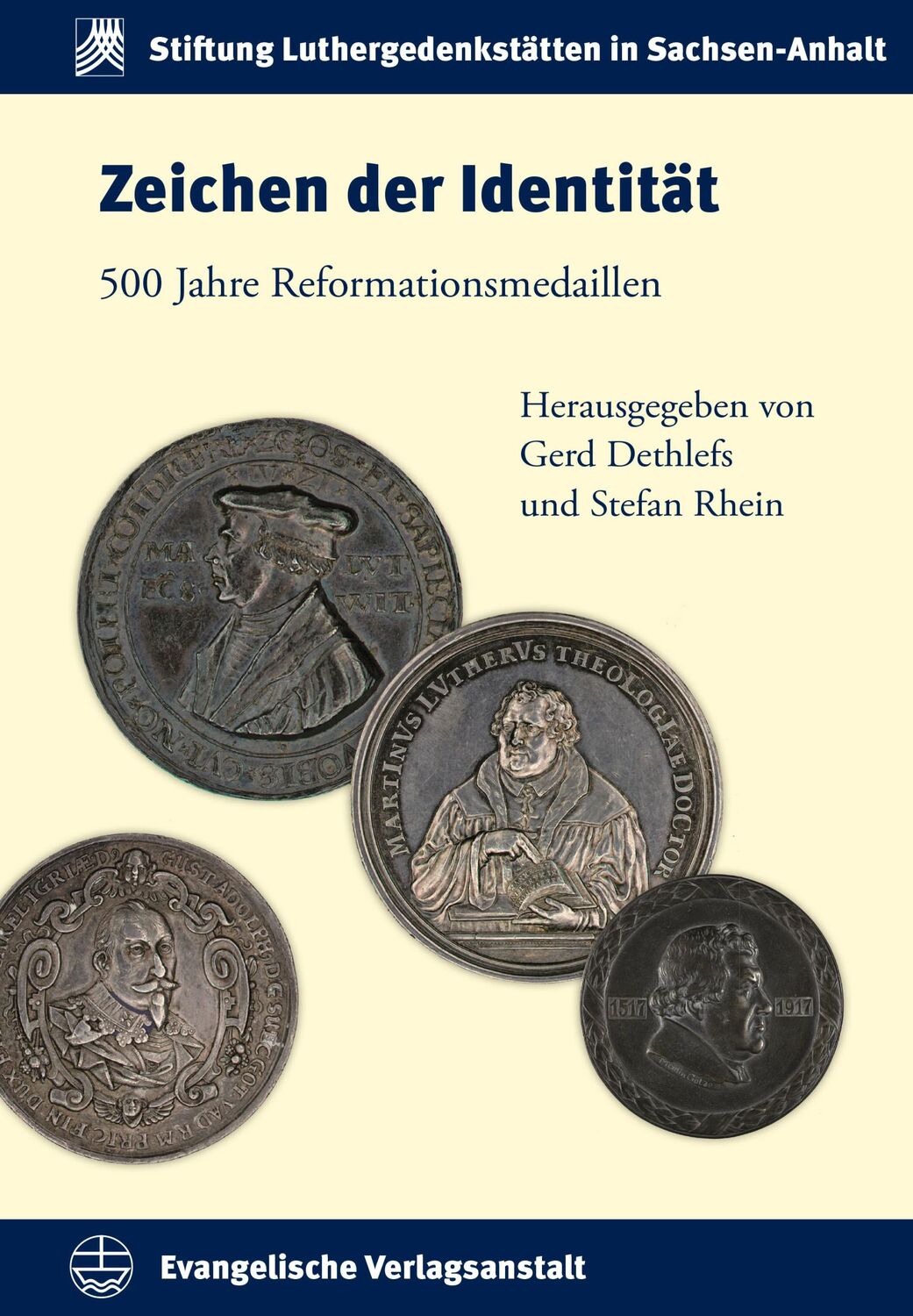 Cover: 9783374073245 | Zeichen der Identität | 500 Jahre Reformationsmedaillen | Buch | 2024